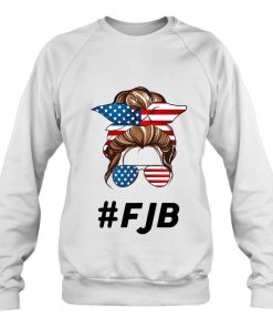 Womens Pro America Fjb Do Not Comply Patriot Messy Bun Shirt