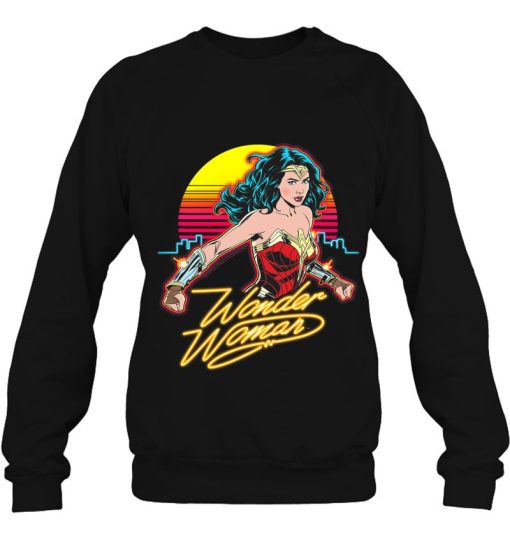 Wonder Woman 1984 WW84 Skyline Sweatshirt