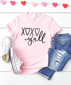 Xoxo Y’all Love Cute Valentine’s Day T-shirt