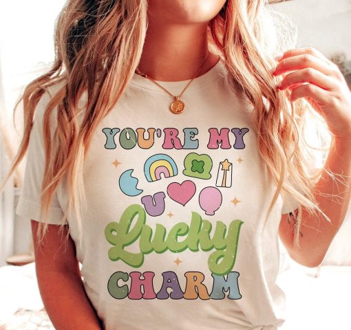 You’re My Lucky Charm St Patrick’s Day Shamrock T-shirt