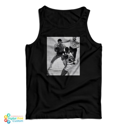 1977 NBA Finals Fight Maurice Lucas Vs Darryl Dawkins Tank Top