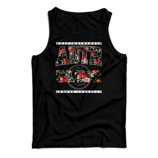 A Day To Remember Floral Tank Top For UNISEX