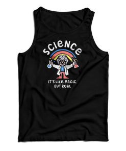 Albert Einstein Rainbow Science It’s Like Magic But Real Tank Top