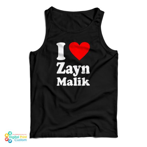 Alez Fireinside I Love Zayn Malik Tank Top