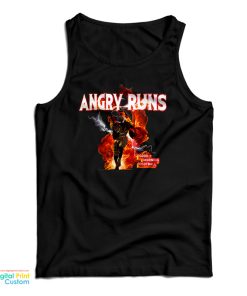 Angry Runs Good Morning Football Tank Top