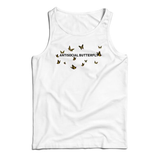Antisocial Butterfly Tank Top For UNISEX