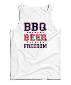 BBQ Beer Freedom Tank Top For UNISEX BBQ Beer Freedom Tank Top For UNISEX