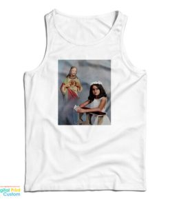 Baby Picture Of Selena Gomez First Communion Tank Top