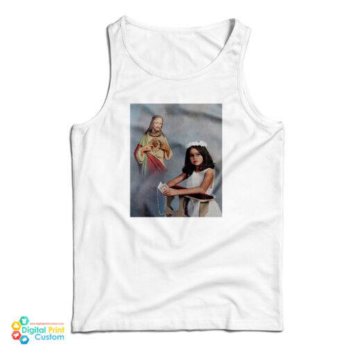 Baby Picture Of Selena Gomez First Communion Tank Top Baby Picture Of Selena Gomez First Communion Tank Top