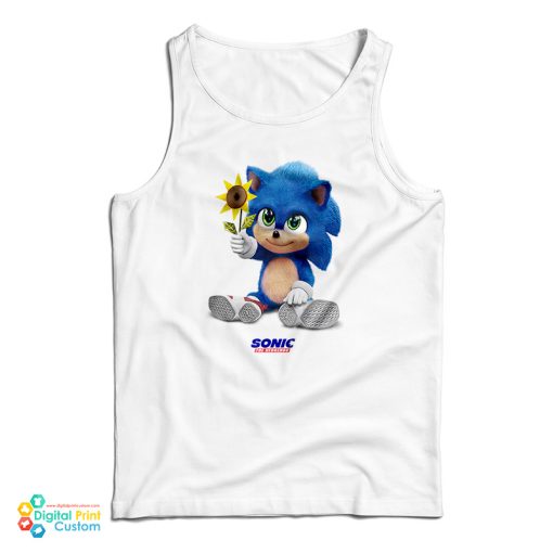 Baby Sonic Sunflower Tank Top For UNISE