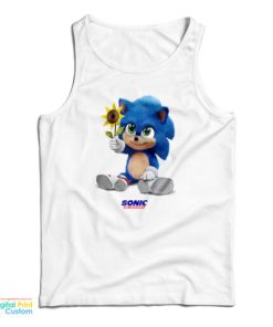 Baby Sonic Sunflower Tank Top For UNISE