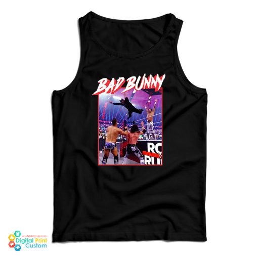 Bad Bunny Royal Rumble Splash Tank Top For UNISEX