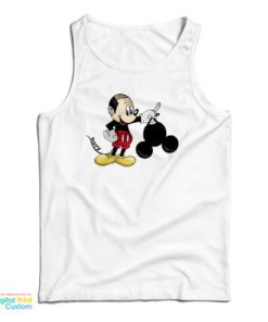 Bald Mickey Mouse Ears Memes Tank Top