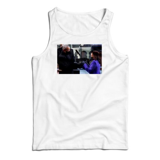 Barack Obama Greeting Vice President Kamala Harris Tank Top