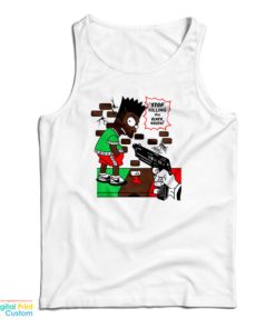 Bart Simpson Stop Killing Black Youth Tank Top For UNISEX