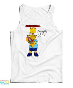 Bart Simpson Underachiever And Proud Of It Tank Top For UNISEX