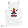 Bart Simpsons Against Bosses Tank Top