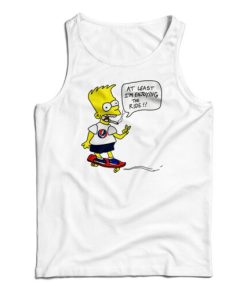 Bart Simpsons At Least I’m Enjoying The Ride Tank Top For UNISEX