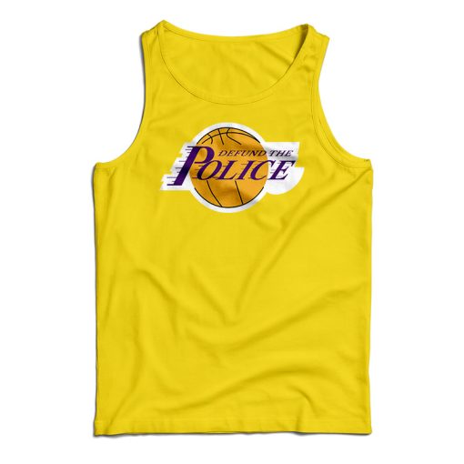 Basketball Defund The Police Tank Top