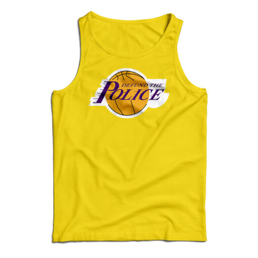 Basketball Defund The Police Tank Top