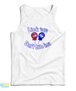 Bella Hadid Tootsie Roll Pop Lick ‘Em Don’t Bite ‘Em Tank Top