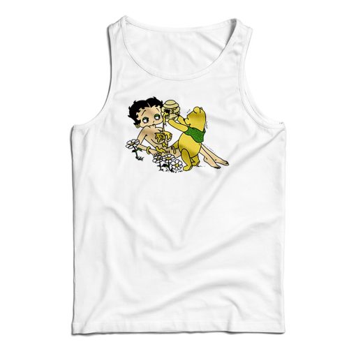 Betty Boop and Winnie The Pooh Honey Tank Top