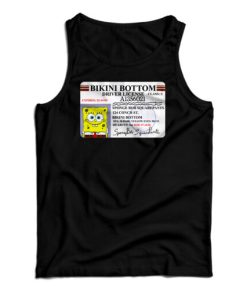 Bikini Bottom Driver License Spongebob Tank Top