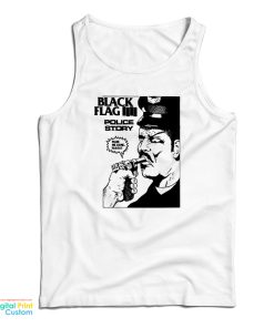 Black Flag Police Story Tank Top Black Flag Police Story Tank Top