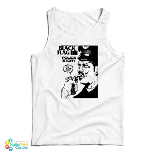 Black Flag Police Story Tank Top