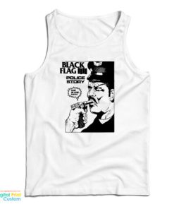 Black Flag Police Story Tank Top