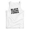 Black Trans Power Tank Top For UNISEX