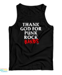 Blink-182 Thank God For Punk Rock Bands Tank Top For UNISEX