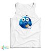Blue Emoji Eating A Cookie Tank Top –