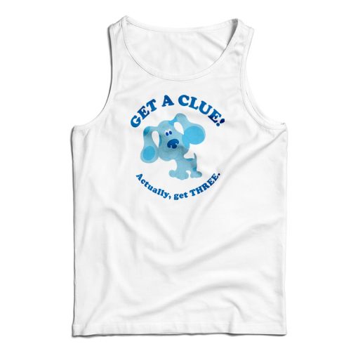 Blue’s Clues Get A Clue Girls Tank Top Size S, M, L, XL, 2XL For UNISEX