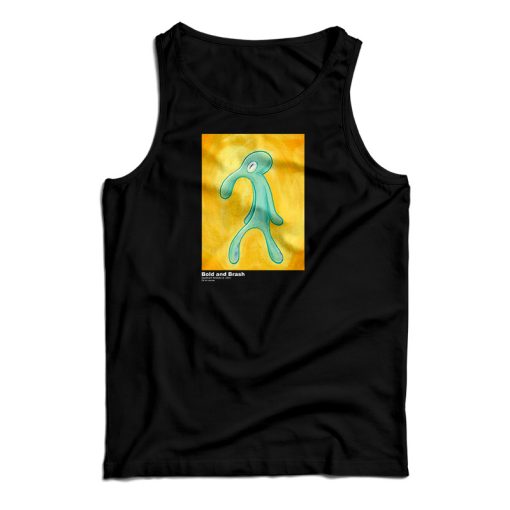 Bold And Brash Painting Squidward Tentacles Tank Top For UNISEX