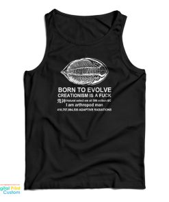 Born To Evolve Creationism A Fuck Tank Top For UNISEX