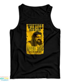 Cactus Jack Wanted Dead Mick Foley Tank Top For UNISEX