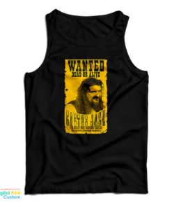 Cactus Jack Wanted Dead Mick Foley Tank Top For UNISEX