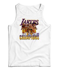 Caricature Lakers Champion NBA Finals 2020 Tank Top For UNISEX