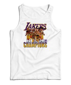 Caricature Lakers Champion NBA Finals 2020 Tank Top For UNISEX