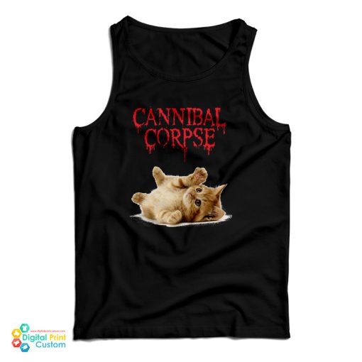 Cat Cannibal Corpse Tank Top