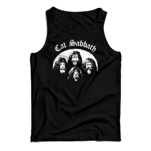 Cat Sabbath Tank Top For UNISEX