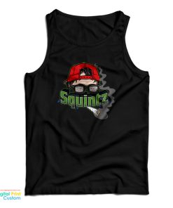 Chauncey Leopardi Squintz Cannabis Logo Tank Top For UNISEX