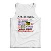 Cheap Custom For Sale Friends Tv Show Quotes Tank Top UNISEX