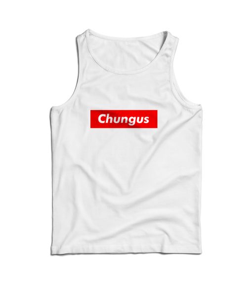 Cheap For Sale Big Chungus Red Box Logo Memes Parody Tank Top