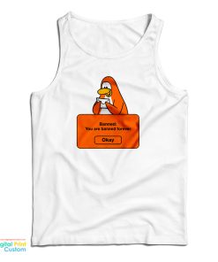 Club Penguin Banned You Are Banned Forever Tank Top