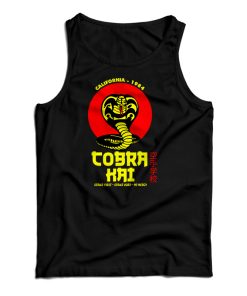 Cobra Kai Strike First Strike Hard No Mercy Tank Top For UNISEX