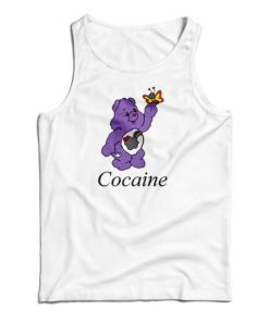 Cocaine Care Bear Tank Top For UNISEX