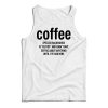 Coffee Spelled Backward Is Eeffoc Tank Top For Men’s And Women’s