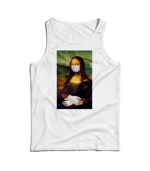 Coronavirus Mona Lisa Parody Tank Top For Men’s And Women’s